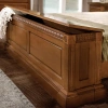 Ящик для белья 160 "Венеция" Орех 765  купить в интернет магазине Мебель из массива. Звоните +7 495 961-63-63 Сундуки из массива дерева