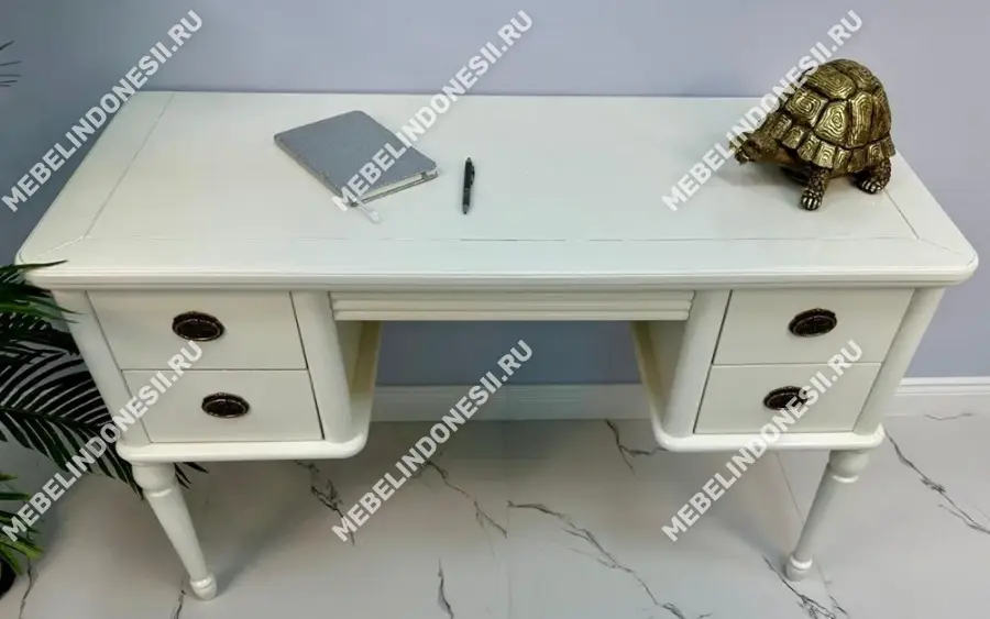 Стол туалетный с зеркалом и надставкой "Мария Сильва" Орех MS832-MS833-MS832_C  купить в интернет магазине Мебель из массива. Звоните +7 495 961-63-63 Туалетные столы из массива дерева
