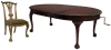 Обеденный стол овальный 175/250  