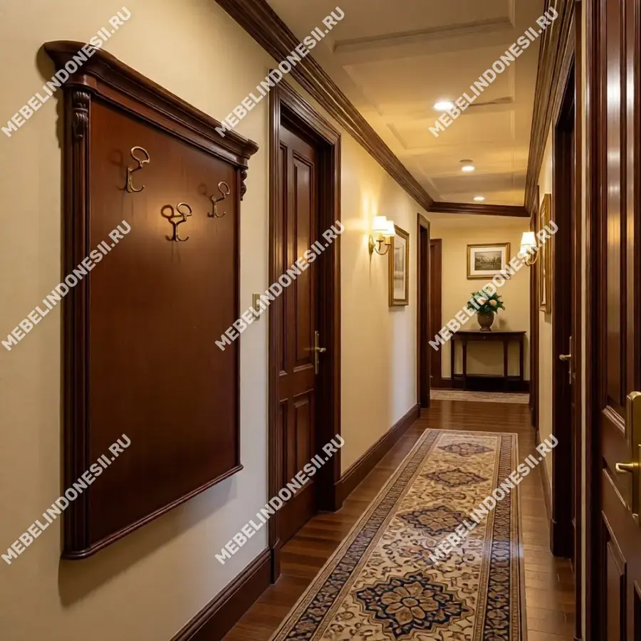 Вешалка "Фирензе" 890  купить в интернет магазине Мебель из массива. Звоните +7 495 961-63-63 Прихожие