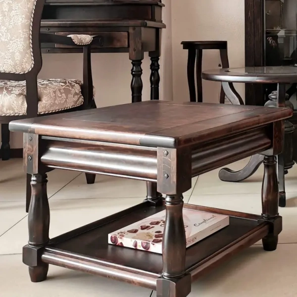 Стол журнальный "Луи Филипп" МО 13.02  купить в интернет магазине Мебель из массива. Звоните +7 495 961-63-63 Луи Филипп