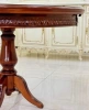 Стол круглый раскладной "Венеция" Слоновая кость 710  купить в интернет магазине Мебель из массива. Звоните +7 495 961-63-63 Столовые